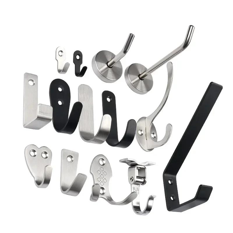 Motorcycle Helmet Wall Mount Hook Racks Steel Multipurpose Hook Hanger Home Luggage Jacket Holders Kitchen Cabinet Shelf Hooks