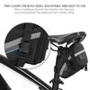 PU Bike Rr Rack Storage Bag Large Capacity Saddle Tail Pouch   Accessory