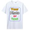 Custom T Shirt Customized T-shirt Personalized Tee Shirt Diy Print Your Photo Brand Logo Text Menunisex Cotton Tshirt Gift