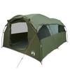 VidaXL Family Tunnel Tent 6 Person Olive Green Waterproof, Tent, Garden Tent, Outdoor Shelter, Camping Tent, 4009575
