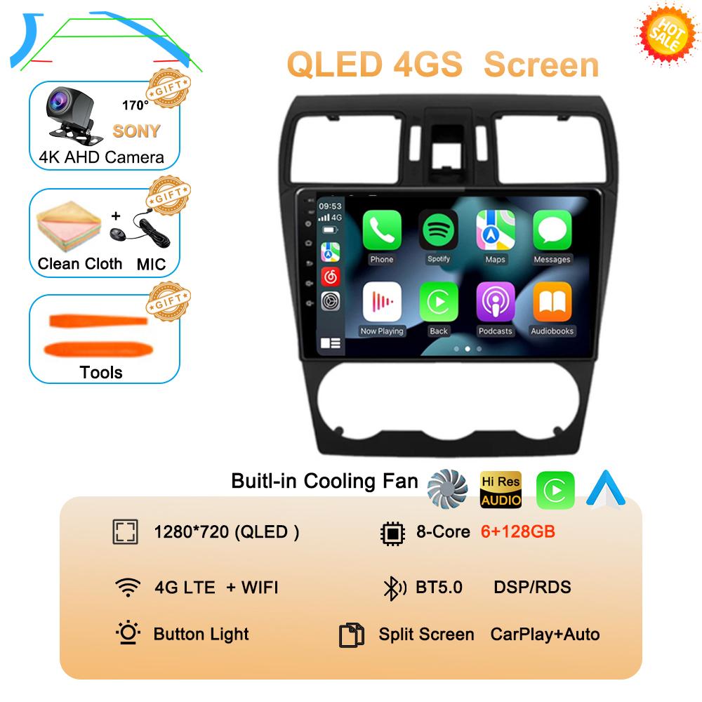 Android 14 Car Stereo Radio For Subaru Forester 4 SJ XV 2012-2015 4G Multimedia Video Player Navigation GPS Carplay 360 Camera