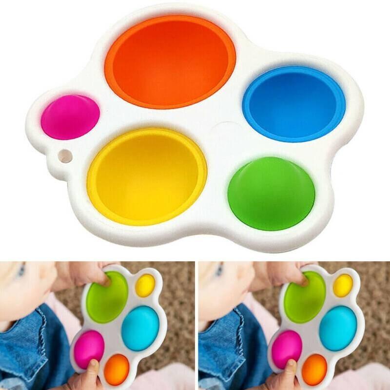 Fun And Engaging Keychain Toy For Adults Stress Relief Pop Bubble Fidget