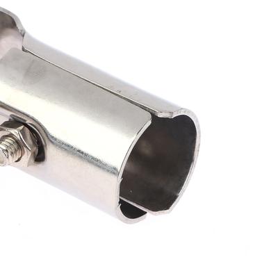 Conector de Tubo de Aço Inoxidável de 25MM Peças Fixas Cremalheira de Pouso e Ventilação Cremalheira de Tubo Redondo de Haste Única Junta
