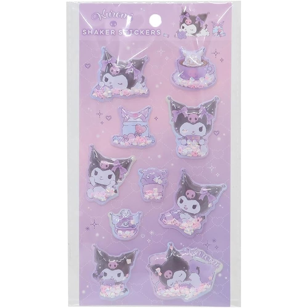 T s Factory Sanrio Shakers Stickers Tokimeki World Kuromi SR-5543689TK Decorative Stickers Set