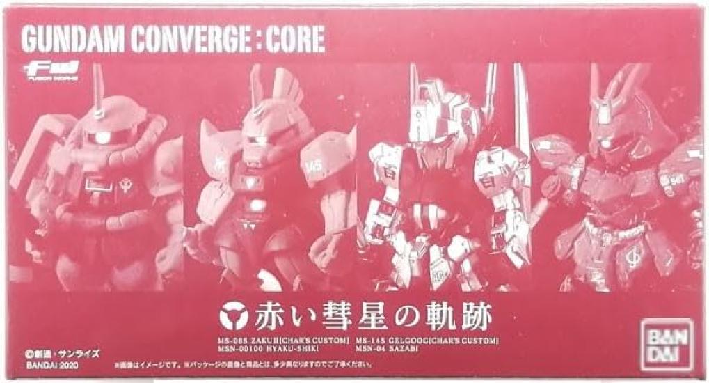 

FW CONVERGE CORE Trail of the Red Comet [Char s Zaku II] [Char s Gelgoog] [Hyaku Shiki] [Sazabi]