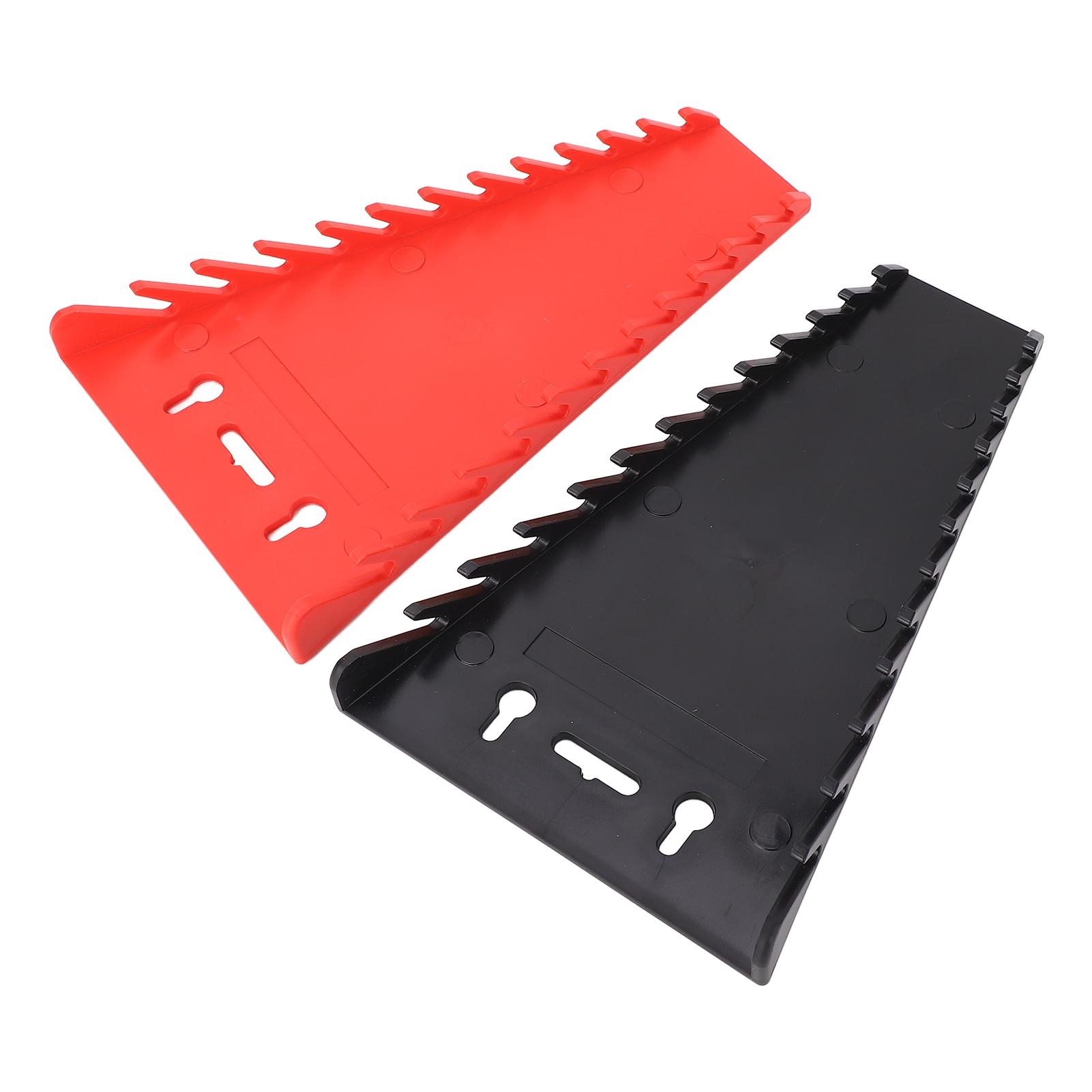 

2 шт. Магнитный органайзер для ключей, 24 слота, подвижный держатель для ключей из АБС-пластика, цвет красный, черный