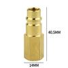 Quality Brass Adapter for Car Conditioner with 1/4 SAE Internal Thread