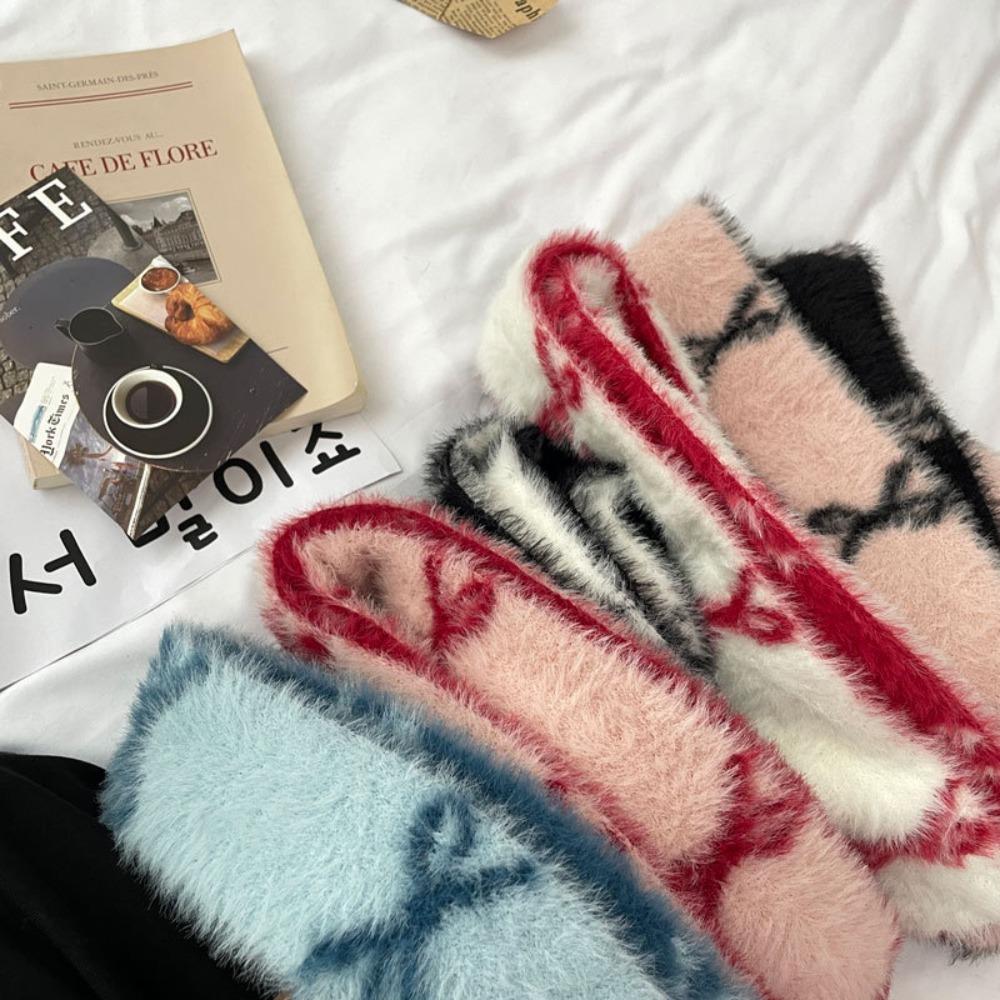 Long Bow Knitted Neckerchief Warmer Color Blocked Neck Cover Gifts Y2k Double-sided Scarf Outdoor