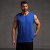 Solid Color Sleeveless T-shirt Fitness Loose Sports Vest Men's T-shirts
