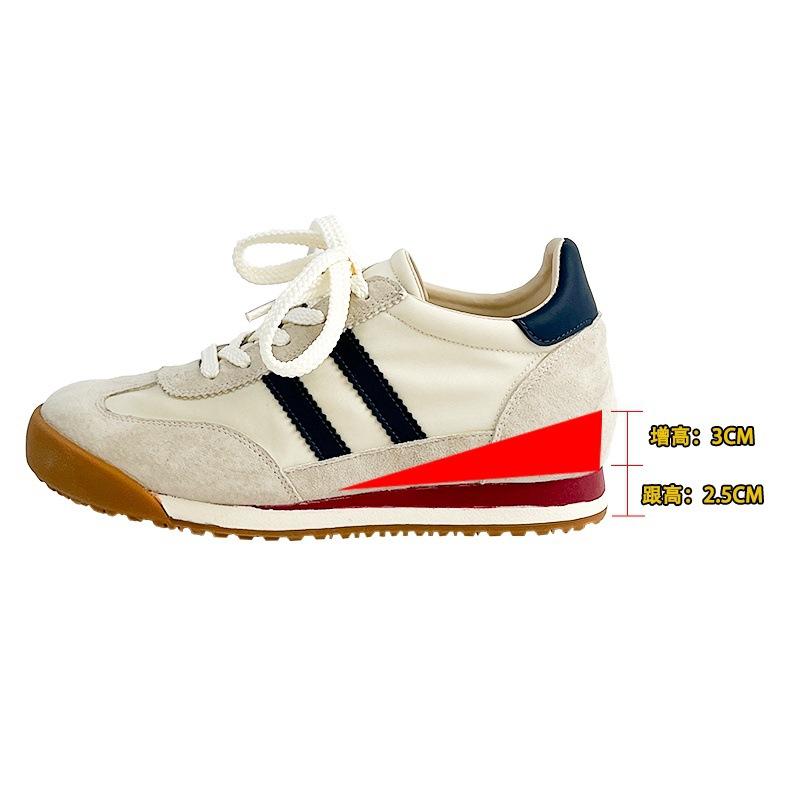 

Мягкая подошва дышащая ниша ретро весна новый маленький внутренний увеличение высоты повседневный универсальный 34