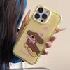 Cartoon Silicone Phone Case Laser Acrylic Color Phone Case All-inclusive Cat Female Cartoon Magnetic Phone Case