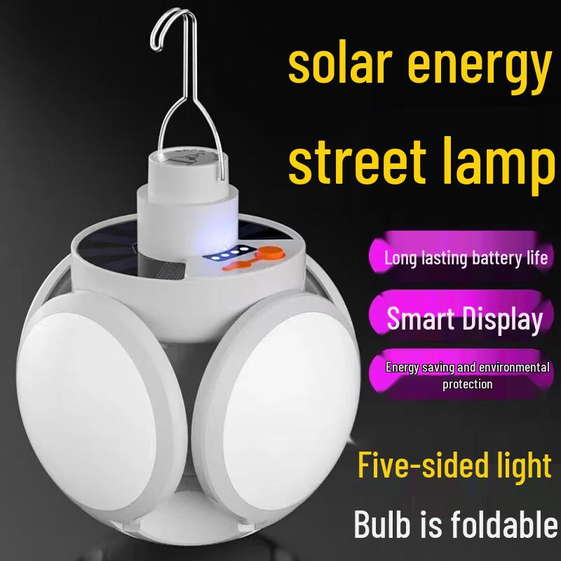 

Solar Foldable Emergency LED Football Lamp