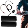 Winter Motorcycle Electric Heating Handle Grip 12V Intelligent Heated Handlebar Grip Cover With 3 Gear Control For Motorcycle