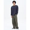 Cotton Washed Pants Khaki