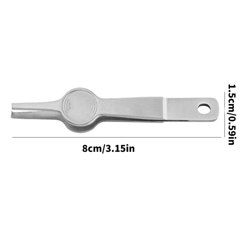 Lure Rings Opener Double Opening Pliers Stainless Steel Fishing Line Pliers Multifunctional Fishing Tackle Tool