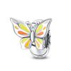 Authentic Original Purple Owl Butterfly Charm Bead Components Hollowed-out Spider Bead Components Compatible With Copper Metal Bracelet High Quality