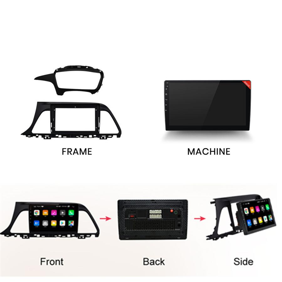 For 2015-2017 Hyundai Sonata Stereo Radio 9'' Android 10.1 Head Unit Wifi 2+32GB