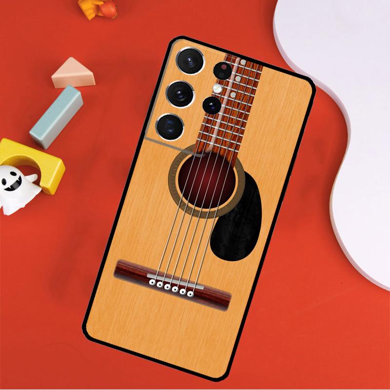 Guitar Music Phone Case For Samsung Galaxy S25 Ultra S24 Ultra S9 S10 S20 S21 S22 S23 Plus S24 FE Cover