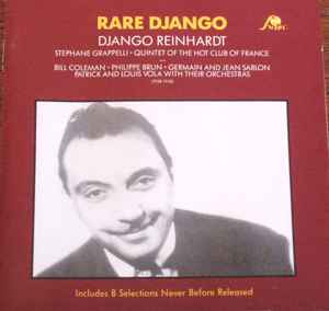 

CD DJANGO REINHARDT - Rare CDSW8419 Disques Swing 1990 Japan Jazz Used