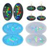 Holographic Bat Earrings Silicone Mold Ear Drops Crystal Epoxy Resin Mould DIY Ear Rings Jewelry Making Tools for Party