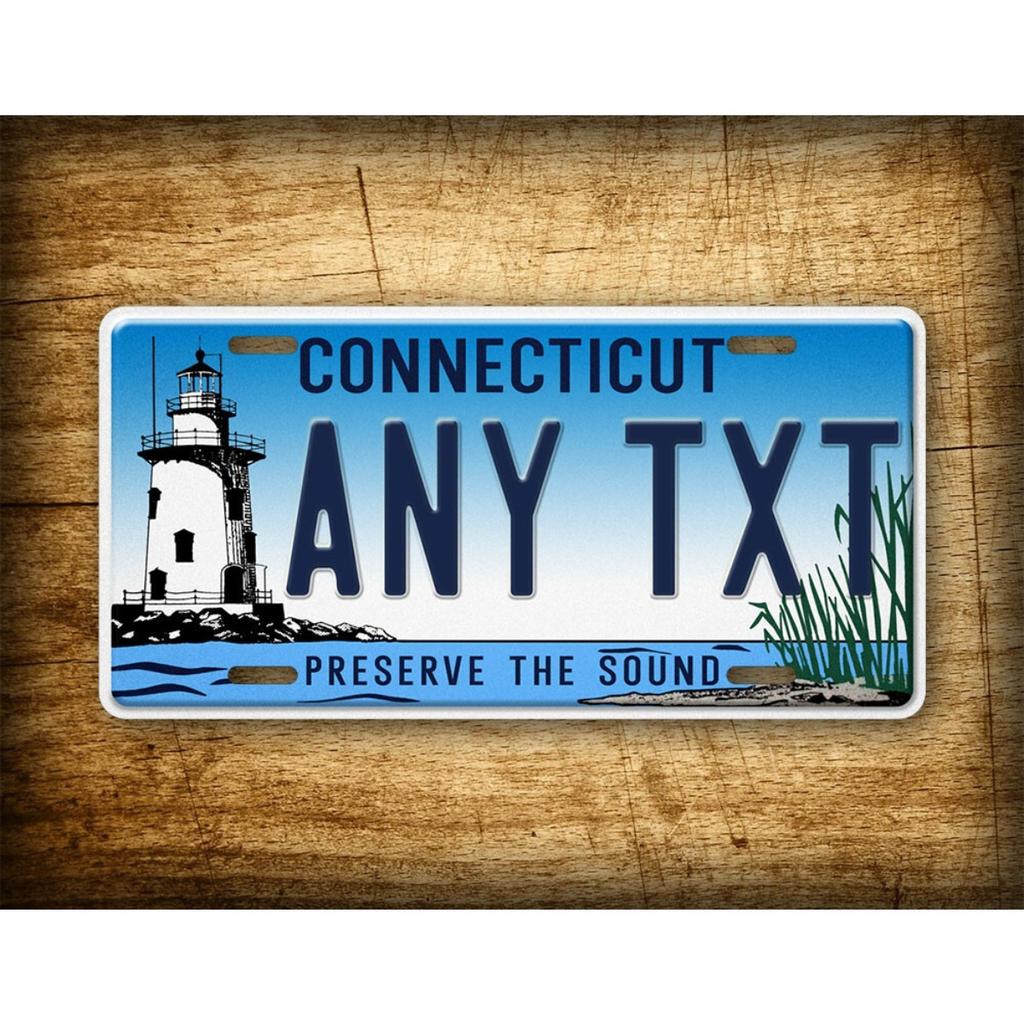 Customizable 6x12 Inch Metal License Plate for Car & Wall Decoration