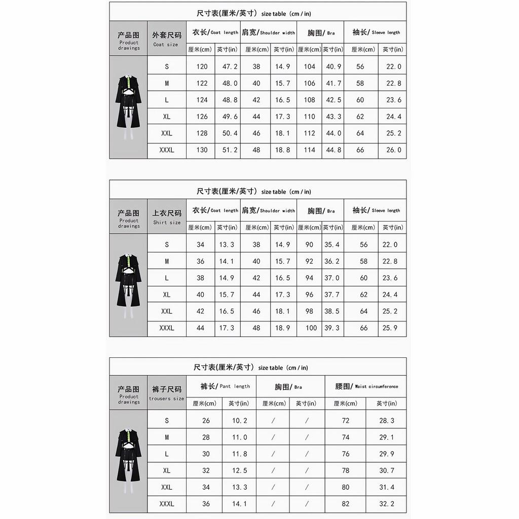 Project Sekai Mikku 3. Jubiläum Vivid Bad Squad Cosplay Uniform Outfit Mikku Cosplay Frau Mysteriöses Schwarzes Set Halloween