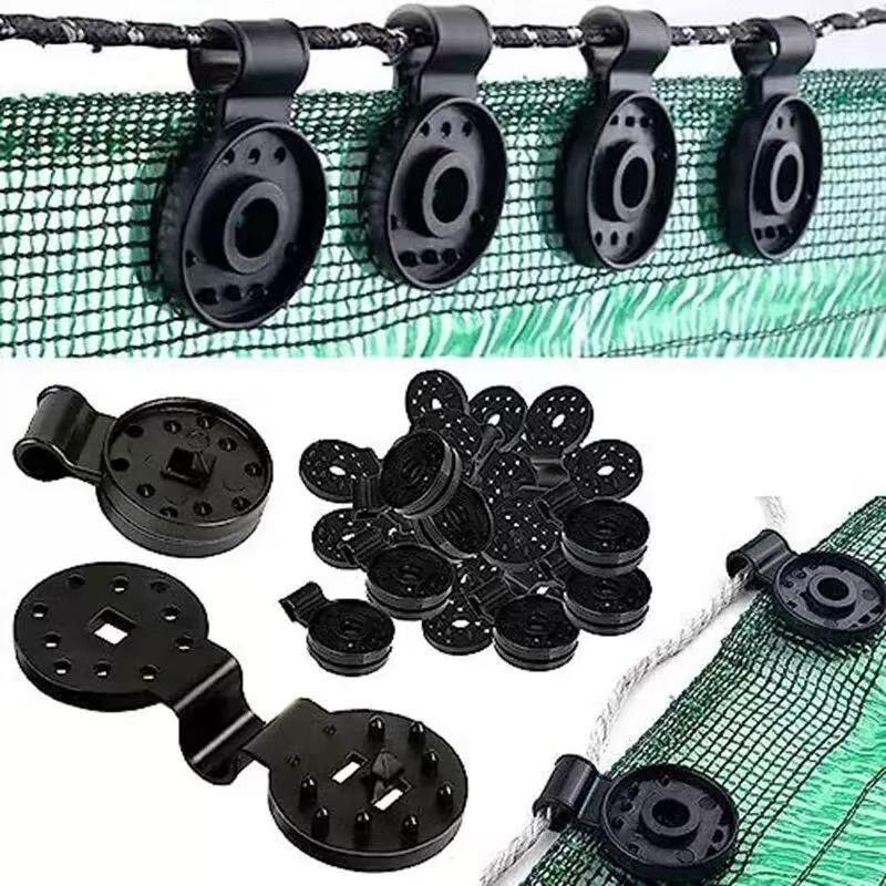 Shade Net Fixing Clips Durable Reusable Plastic Easy Install Weatherproof for Garden Patio Outdoor Greenhouse Use