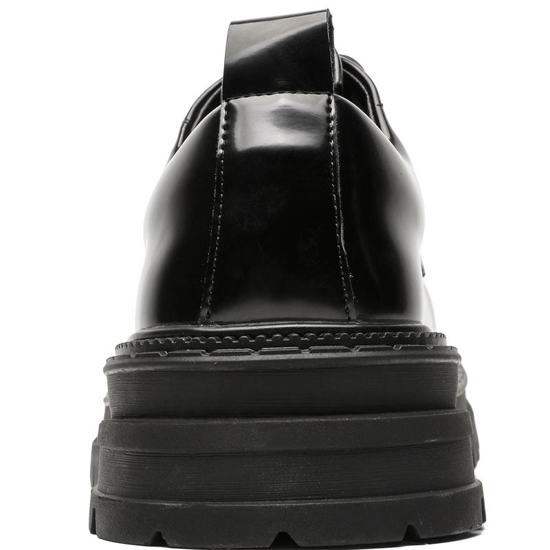 Fashion Leather Shoes For Man Platform Genuine Leather Big Size Shoes High Quality Designer Formal Platform Casual Shoes Outdoor