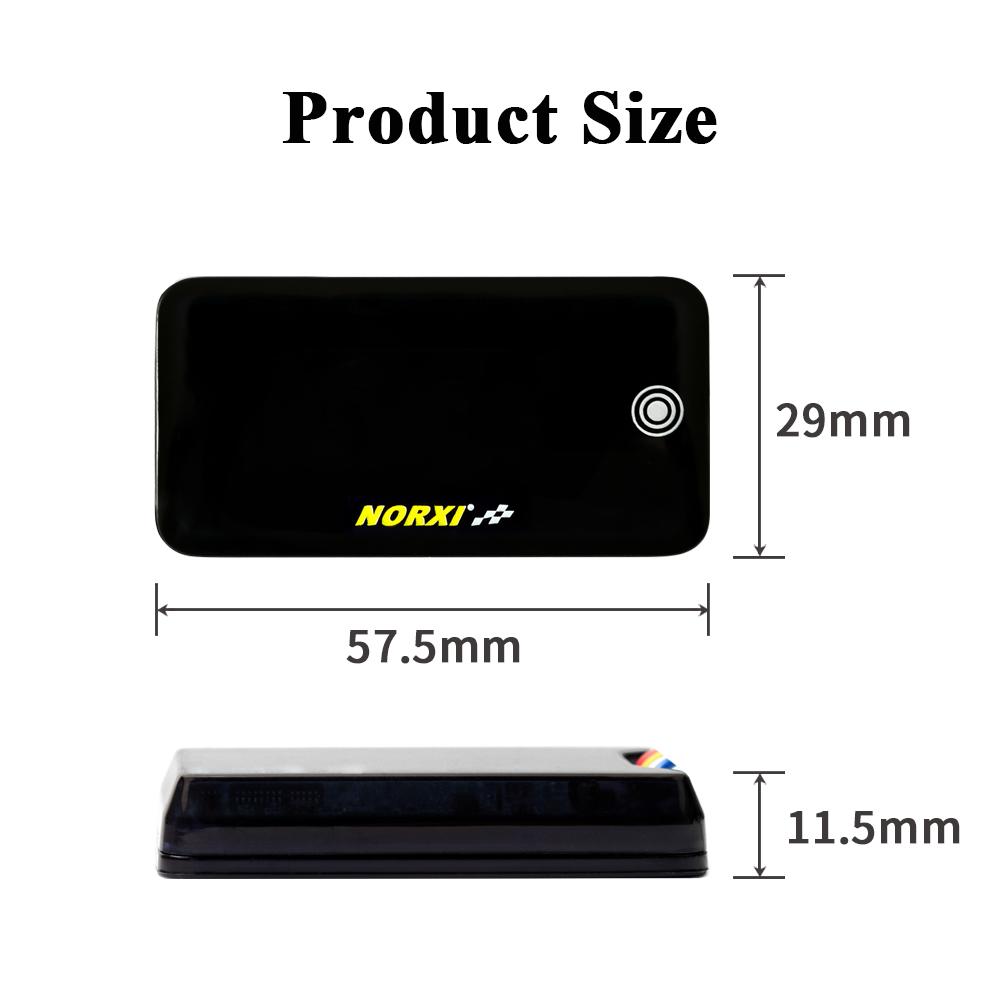 Motorcycle Water Temperature Mini 3 In 1 Gauge Voltage Time With Touch Function Automatically Adjust Brightness Meter