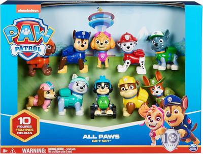 Paw Patrol 10th Anniversary All Paws On Deck Toy Figures Gift Pack with 10 Collectible Action Figures [item]