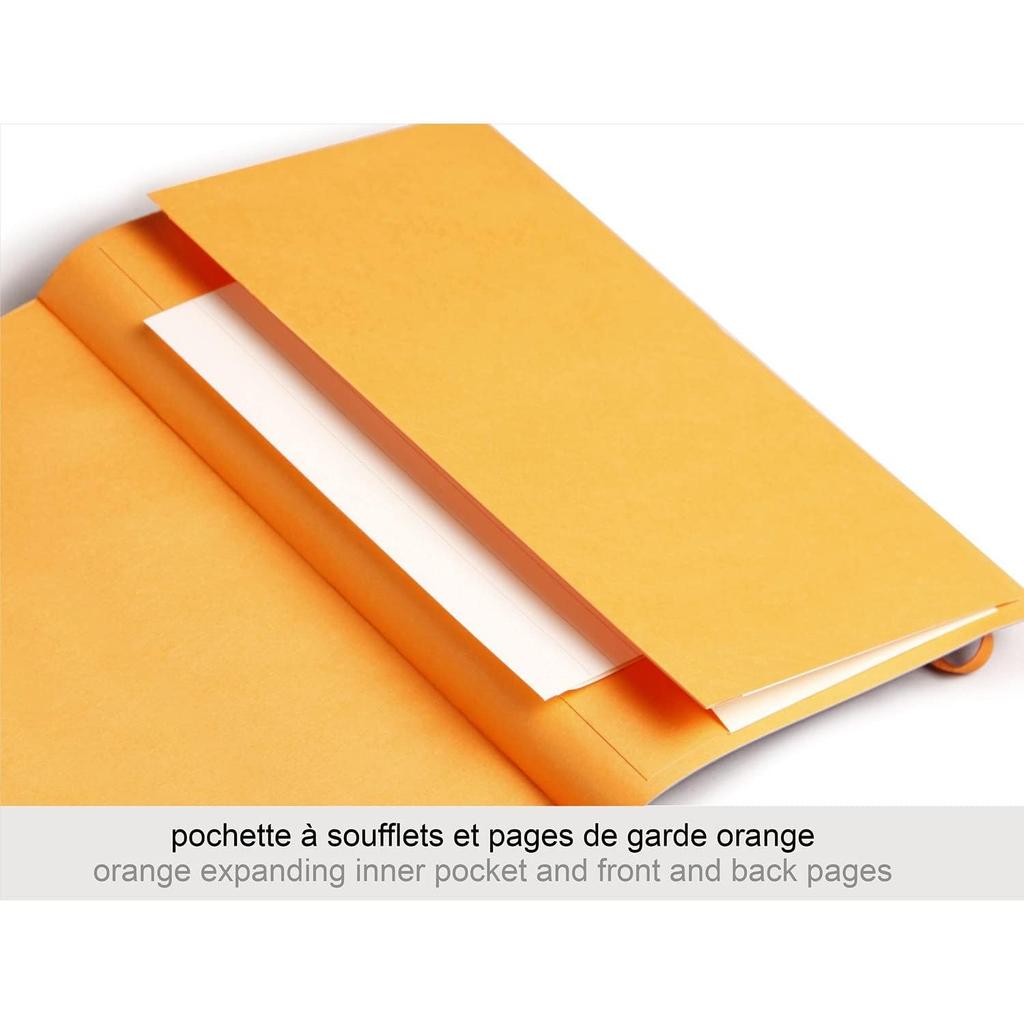 Rhodia Rhodiarama Goal 240 Dotted Italian Leather Fuchsia Pink Book, A5, Pages, Grid, Cover, (CF117809)