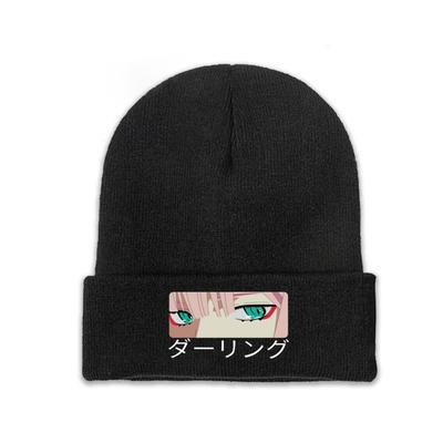 Darling In The Franxx Zero Two Tricotat Pălărie Căciulițe pentru femei Unisex Pălărie de iarnă Căciuli croșetate