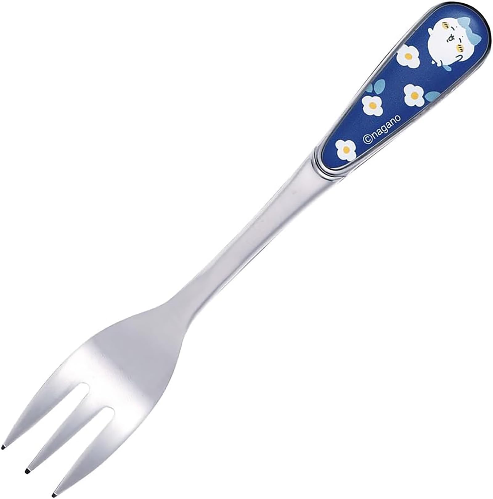 Officially Licensed Chiikawa Hachiware Stainless Steel Flower Garden Fork, Approx. 14cm, Tableware, Accessories, Silver, CKW22-851