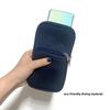 Neoprene Zipper Phone Bag Belt Wearing Phone Bag Pouch  Portable Power Source