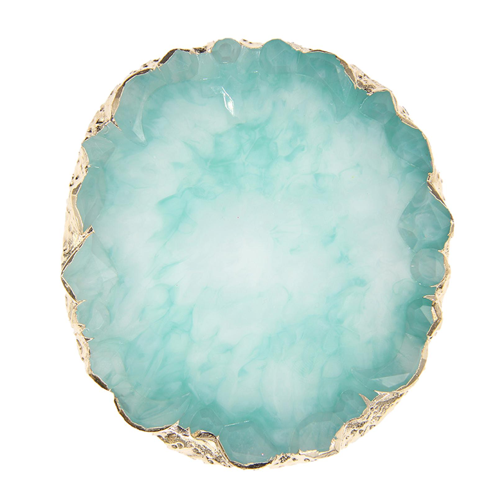 

[Цепляясь] Золотая мода, повседневная палитра цветов из смолы для ногтей, смешанная краска для рисования, маникюрная витрина, полка зелёный