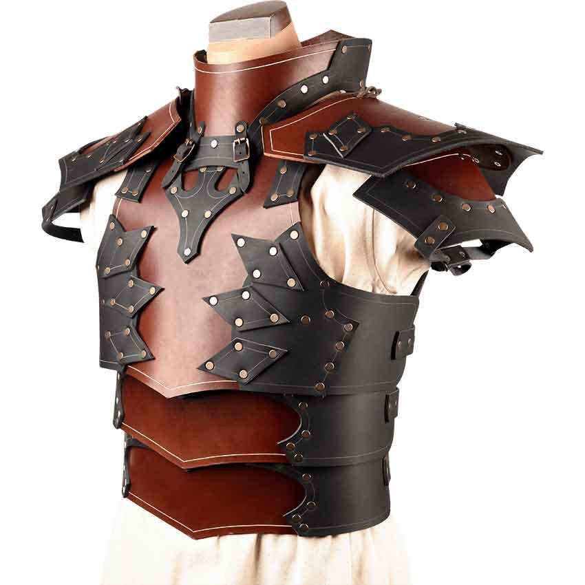 European & American Medieval Renaissance Viking Gladiator Samurai Leather Armor Costumes & Protective Gear
