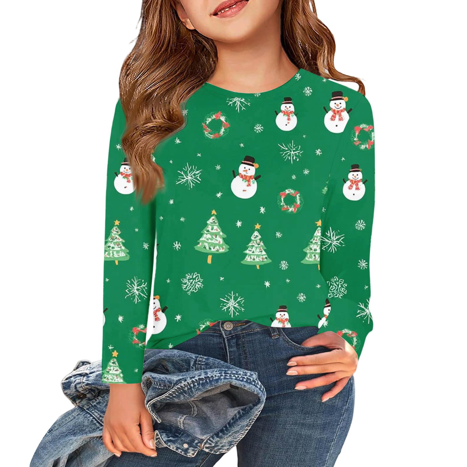 

Детский повседневный топ с круглым вырезом и длинным рукавом 160 винный