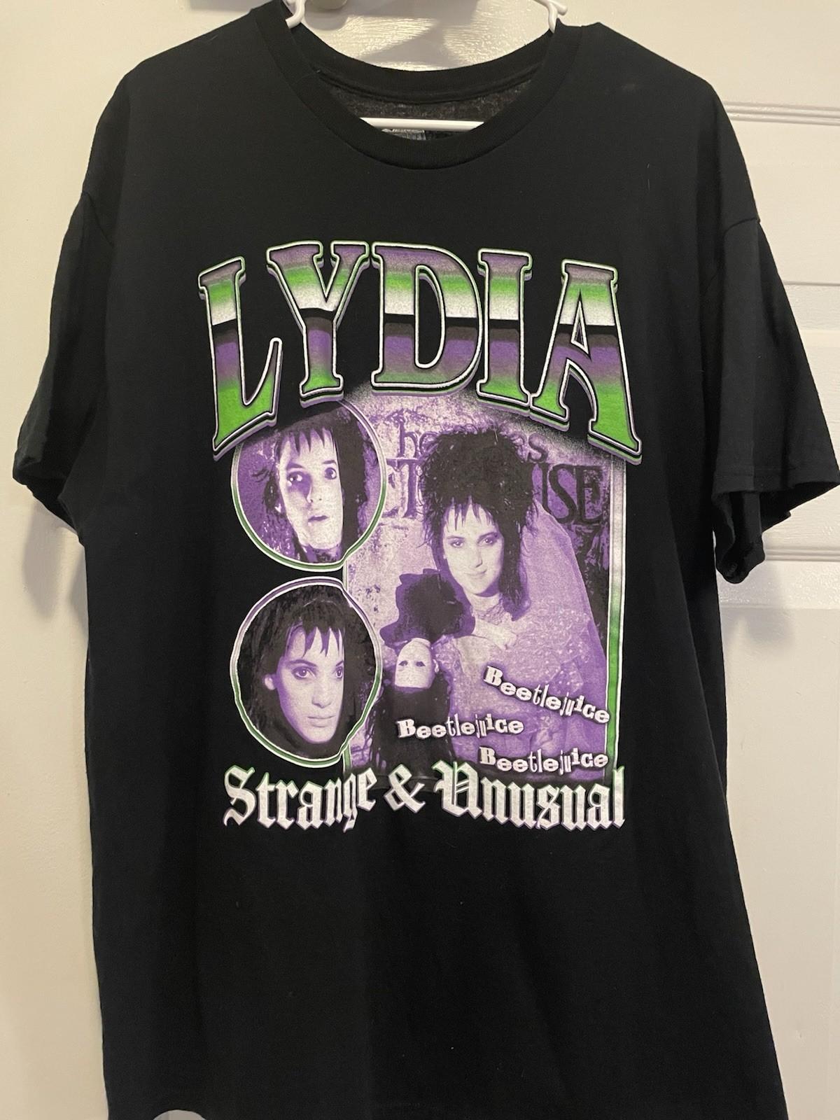 Lydia Deetz Beetlejuice “HT” XL Tshirt Horror Movie Unisex T-Shirt M
