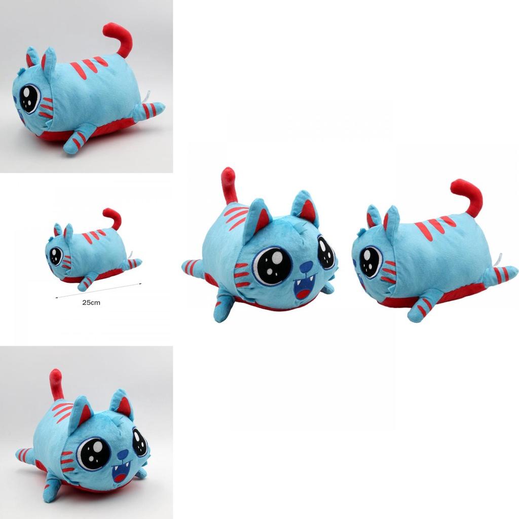 Gatto Blu Peluche Gravycatman Morbido E Delicato Sulla Pelle Regalo Per Bambini