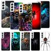 Black Widow Spider Insect Phone Case For Samsung Galaxy S26 Ultra S23 S24 S25 Edge S20 FE S21 S22 Plus Soft Print Shell Cover Fu