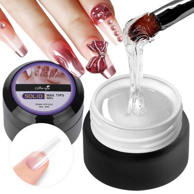 Nail Art Glue Fast Drying Easy To Apply High Efficiency Useful Stick Solid Patch Gel Gummy Adhesive for Salon