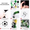 Soccer Party Decorations, 158PCS Soccer Birthday Balloon Garland Arch Kit with Large Happy Birthday Backdrop Banner for Soccer Birthday Party