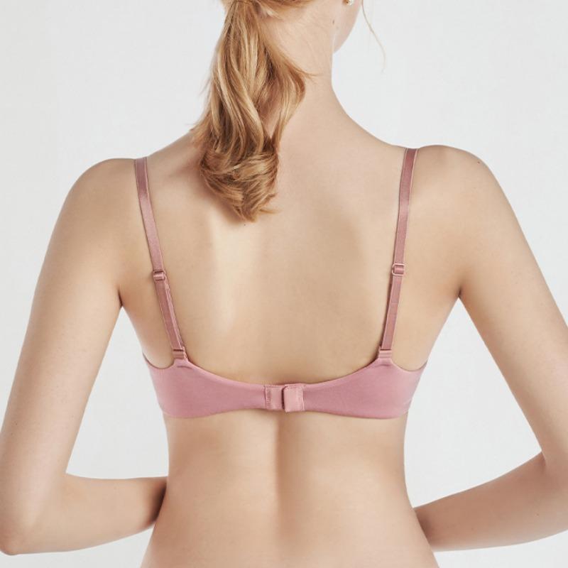 French Thin Lace Underwear Small Chest Push-up Sexy Bra Without Steel Ring Adjustable Girl Bra