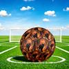 1pc Black Cat Ruins Theme Soccer Ball Football, Size 5, Lightweight PVC, Durable Outdoor Training Soccer Ball, Gift M61444