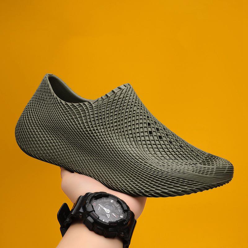 Fashion New Summer Men's Wading Shoes Hollow Out Breathable Beach Sandals Casual Outdoor Slippers Male Water Sandals Big Size 36-45