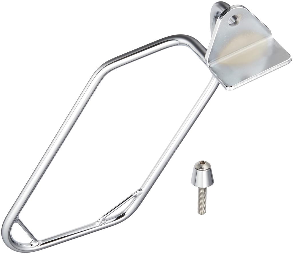 Kijima Motorcycle Parts Saddlebag Compatible with Left Chrome for and FXDL Support, Steel, DHW, Side, Plated, FXD/C ('06-'14) ('06-'17) (HD-08021)