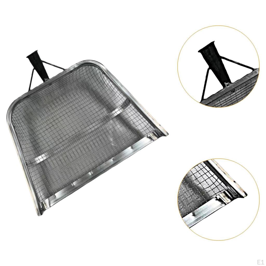 Landwirtschaftliches Sieb aus Metallgitter, Werkzeug mit Schraubanschluss, vielseitig,