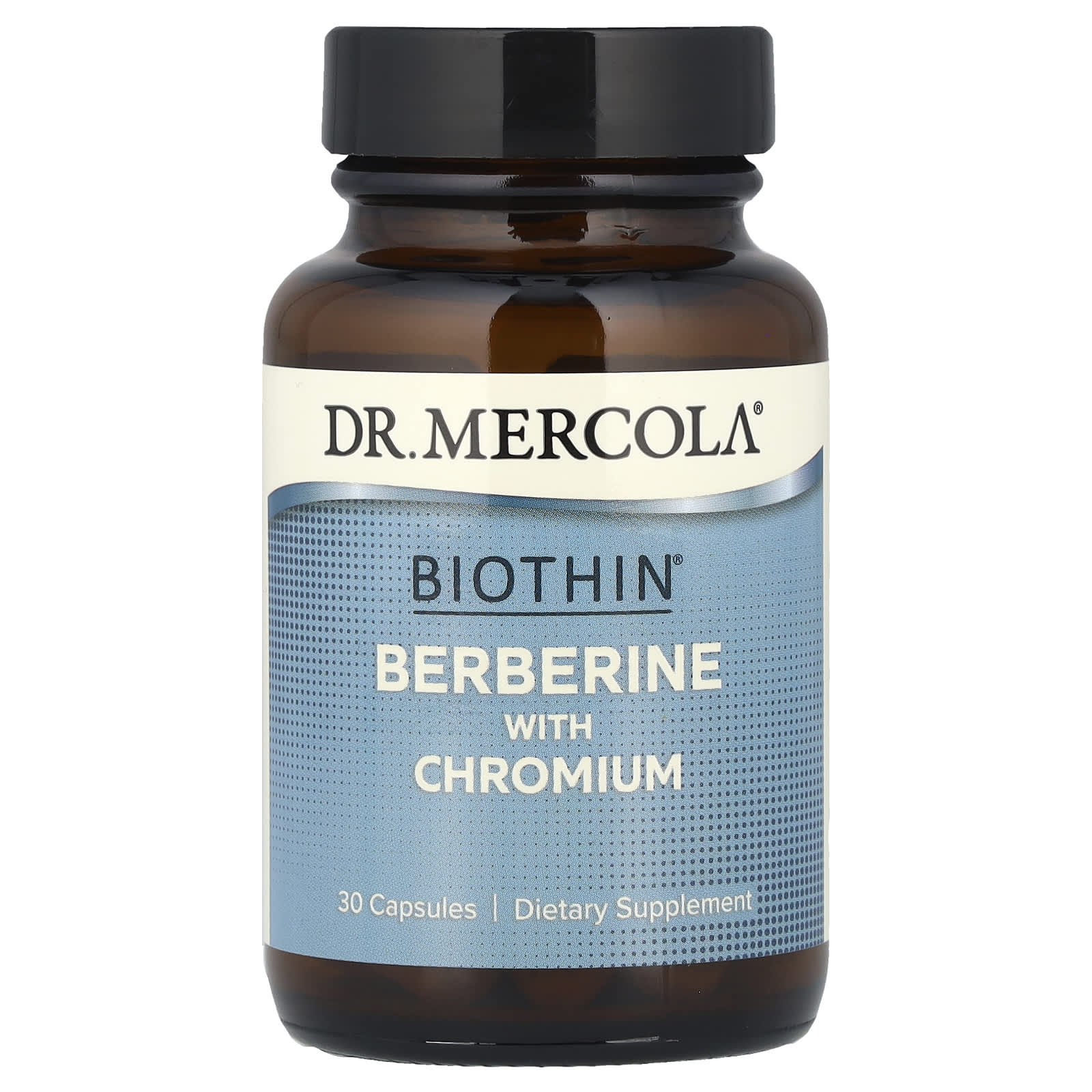 

Dr. Mercola, Biothin®, Berberine with Chromium, 30 Capsules