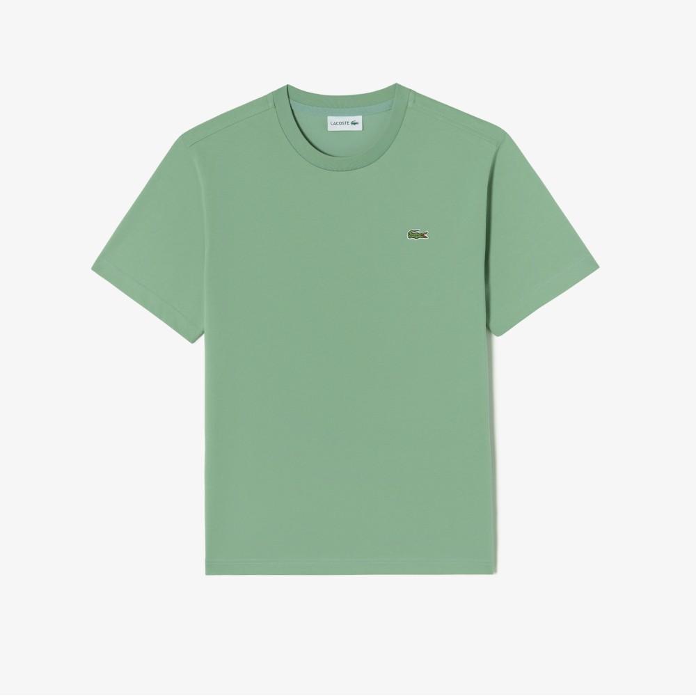 [Lacoste] Men's Basic Crew Neck Short Sleeve T-Shirt TH380E-56G02M