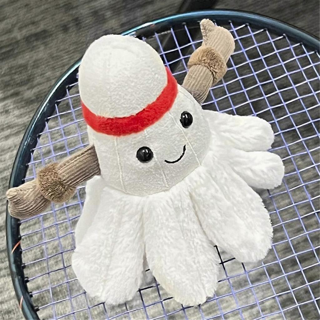 Carino e Divertente Peluche Sport Badminton Peluche Decorativo Bambola da Inviare Amici Regalo a Sorpresa Ornamenti